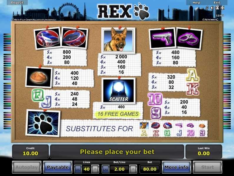 Игровой автомат Рекс